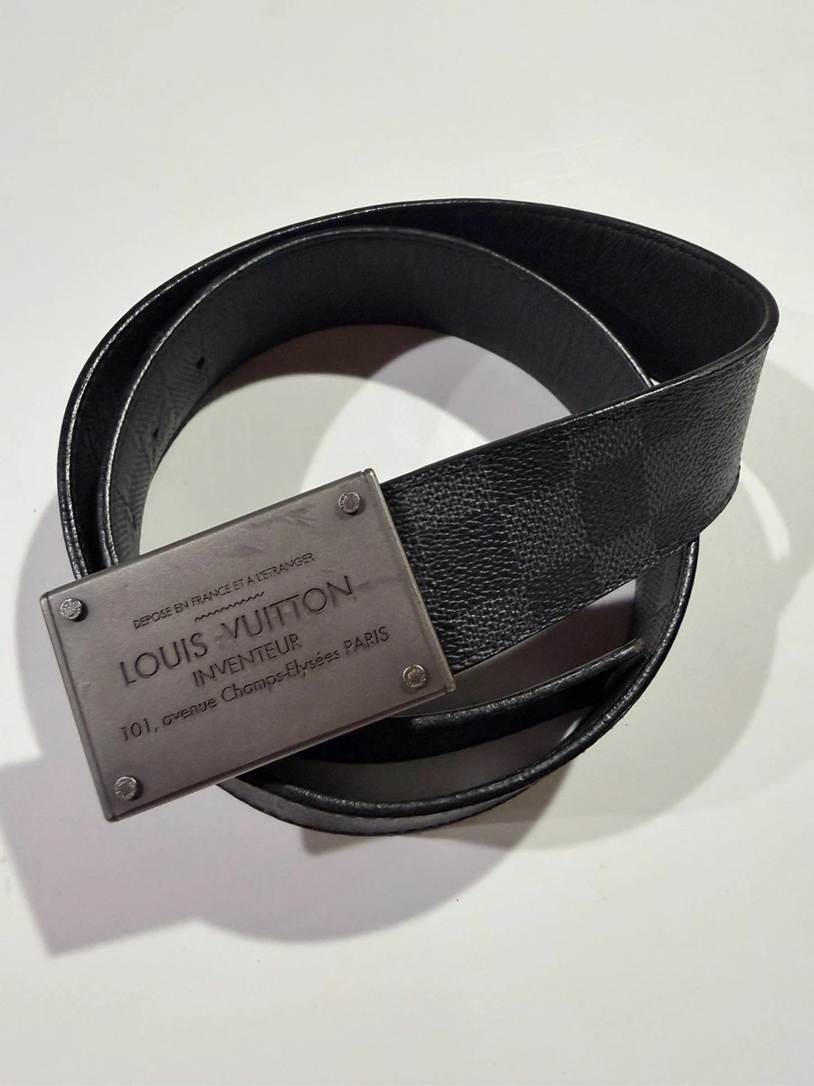 Louis Vuitton Black Belts for Men for sale | eBay