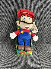 VTG Nintendo 1997 Talking Mario Plush N64 Retro Rare HTF (VOICE NOT WORKING)