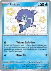 Finizen 123/091 Paldean Fates Shiny Rare Holo