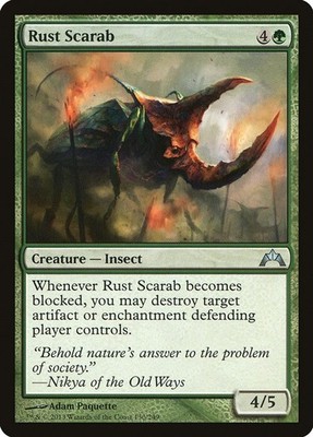 Rust Scarab #130 (LP) Gatecrash (GTC) MTG