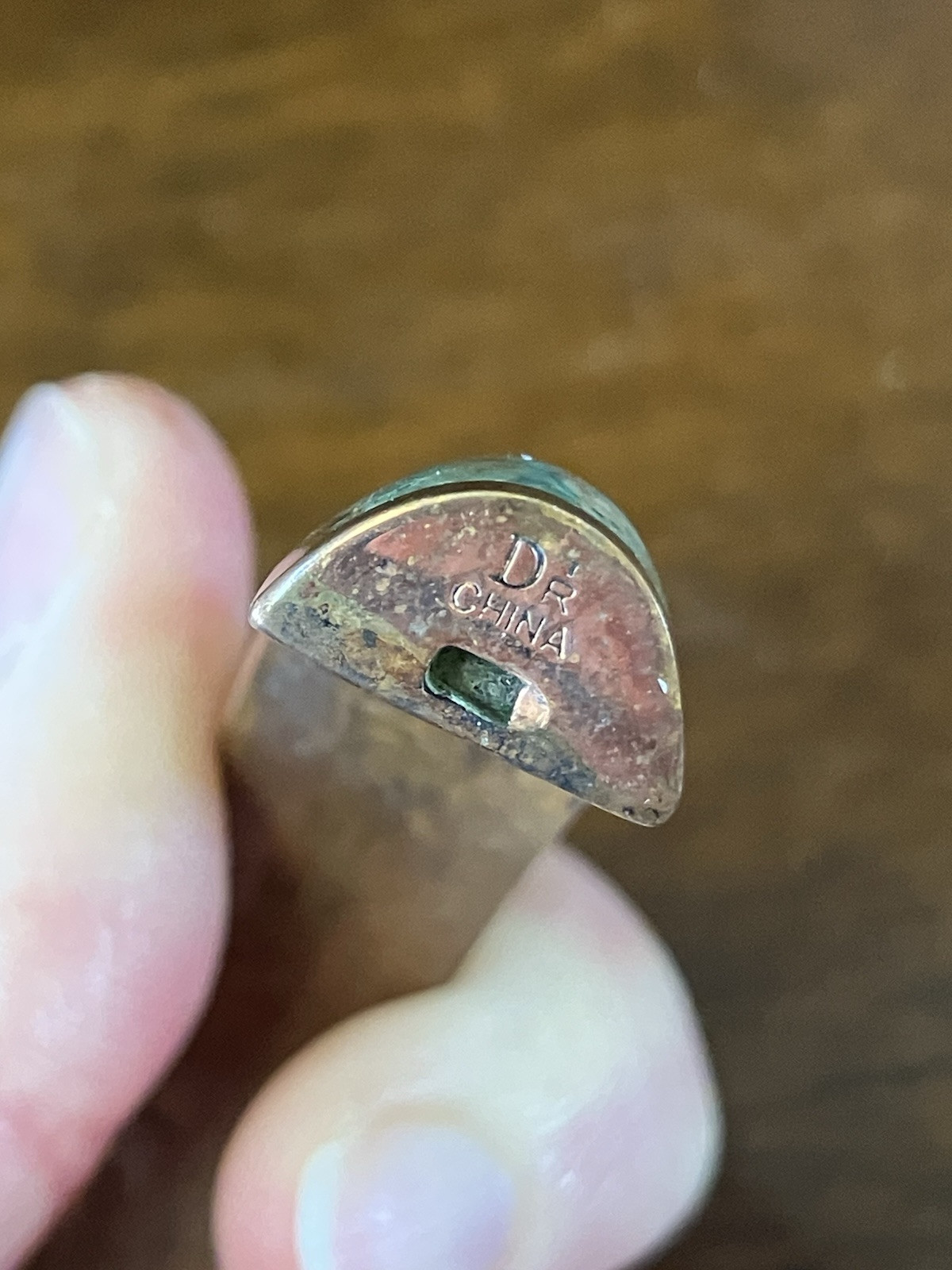 Vtg DTR Jay King Turquoise Solid Copper Hinged Ba… - image 5