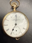 Antique Elgin Pocket Watch 15 Jewels Gold Filled For Parts Repair