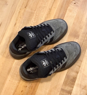 $159 VERY RARE Men s 7 Women's 8 Adidas Samba XLG Grey Shoes ID3201