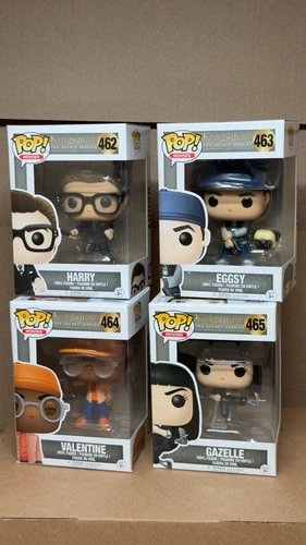 Funko Pop Movies Kingsman The Secret Service Eggsy Harry Valentine - Set of 4