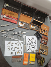 Vintage Machinist Tools Mixed Lot with Microm...