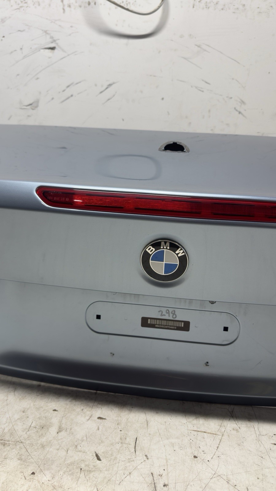 14-20 BMW F33 F83 428i 435 M4 Rear Trunk Tailgate Lid Shell Cover Blue OEM