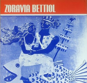 Zoravia BETTIOL — Affiche originale d'exposition en lithographie, Galerie Debret, Paris — vue 3 sur 9
