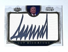 DONALD J. TRUMP 🔥 45th President Signed 2016 DECISION CUT Auto SIGNATURE Rare