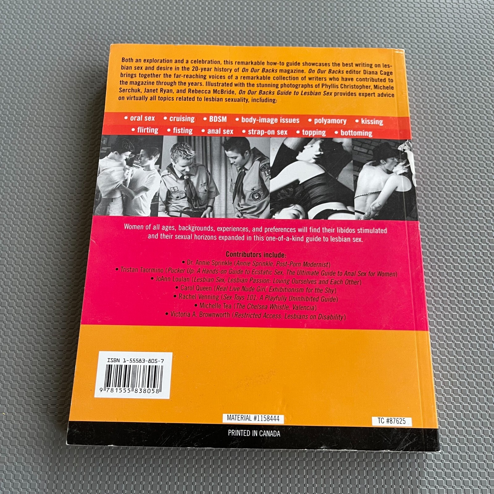 On Our Backs Guide to Lesbian Sex Paperback – February 1, 2004  9781555838058 | eBay