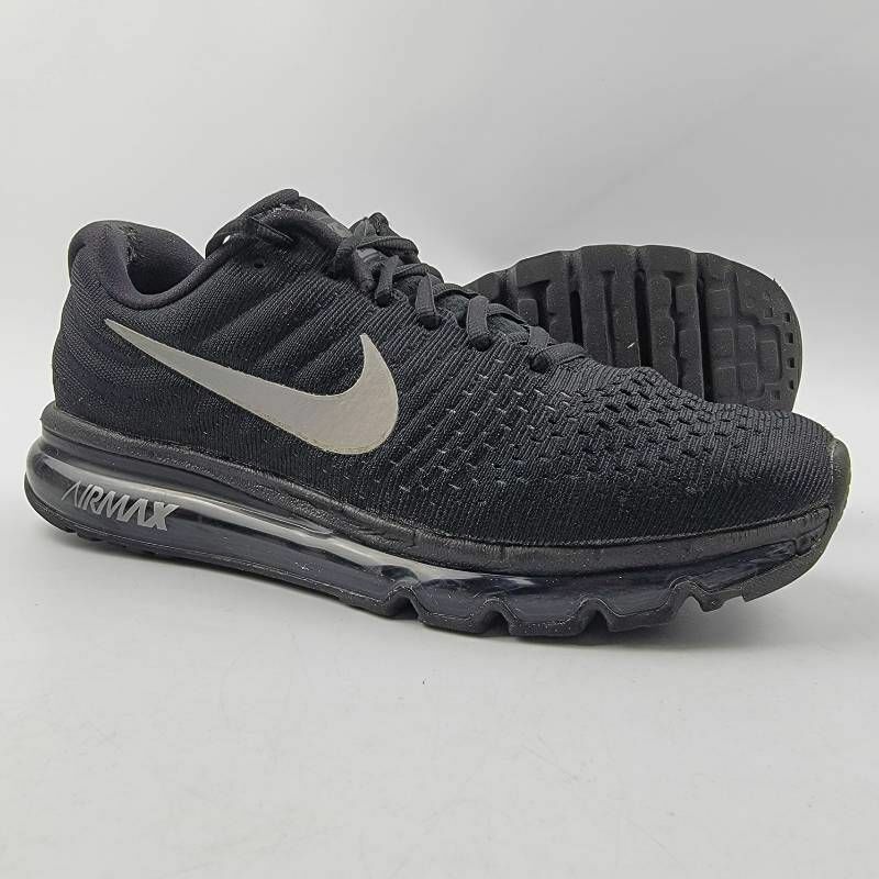 Six Literacy explode Nike Air Max 2017 Running Shoes Black Silver 849559-001 Mens Size 9 | eBay