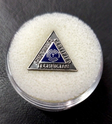 Chevrolet Certified Technician - Sterling Silver Lapel/Hat Pin by CTO