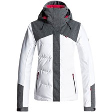 Roxy Flicker Jkt W Bright White  Size M Rrp £ 295.00