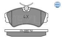 Meyle 025 201 2419 Brake Pad Set, Disc Brake For VW