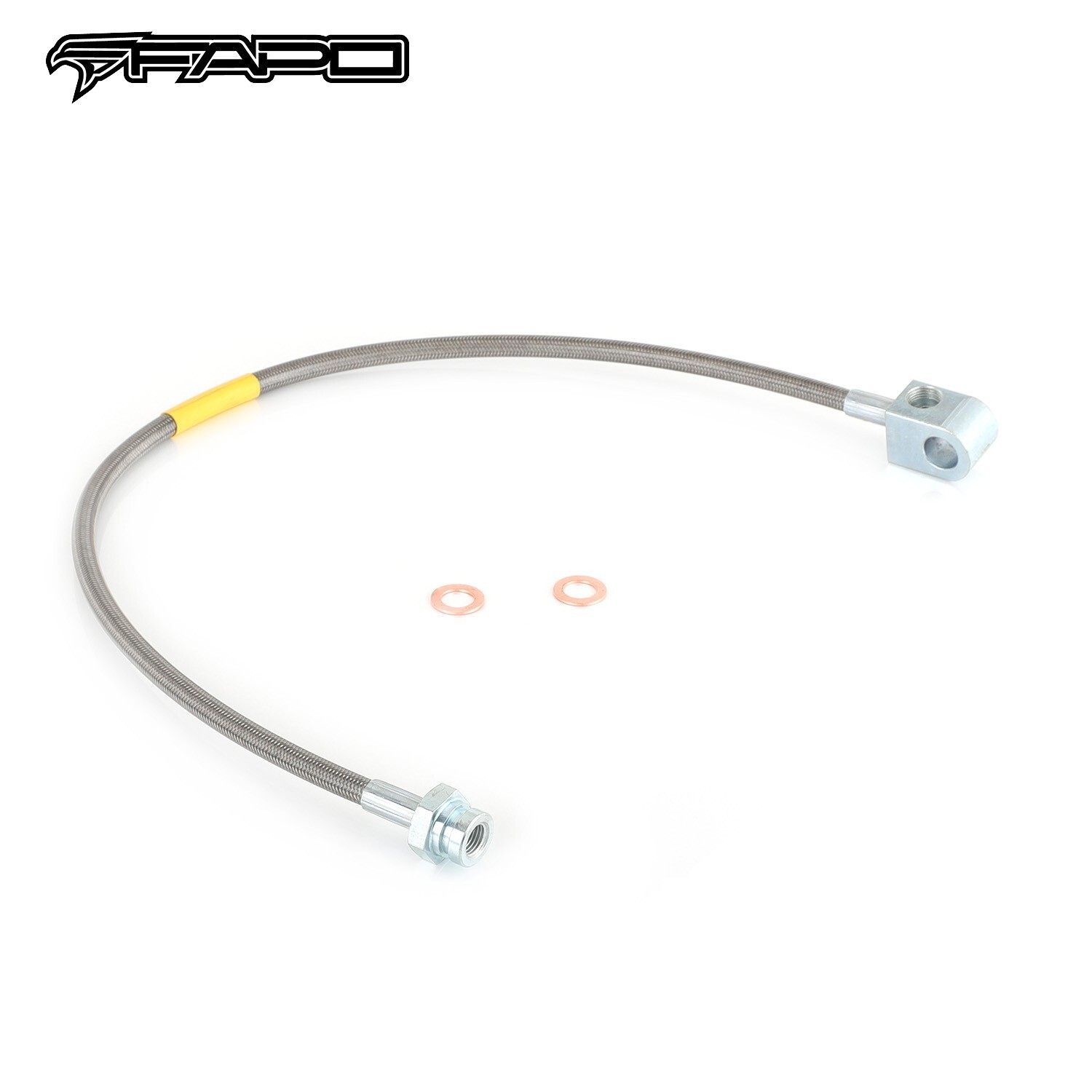 FAPO Rear Extended SS Brake Lines for Ford F-150 XLT Bronco 1980-1996 1991 1992