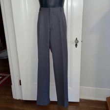 Austin Reed Signature gray pleat front wool dress pants