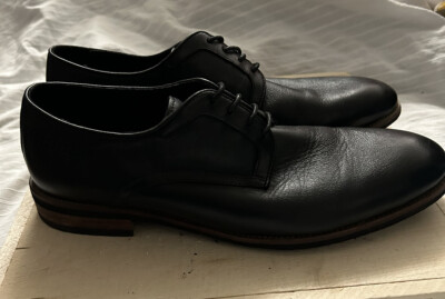 Moretti Gold Label Mens Oxfords Dress Shoes Black Lace Ups  display picture 1