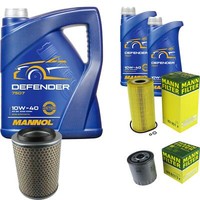 MANN-FILTER Inspektionspaket 7L Mannol Defender 10W-40 FüR Mercedes G-Klasse