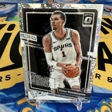 23-24 Optic VICTOR WEMBANYAMA Fast Break Exclusive The Rookies Silver Disco 