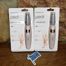 Finishing Touch Flawless Pedi Electronic Tool File and Callus Remover Lot of 2