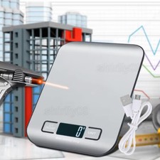 Bilancia da cucina digitale acciaio inox display LCD misurazione bilancia elettronica 10kg - 1g