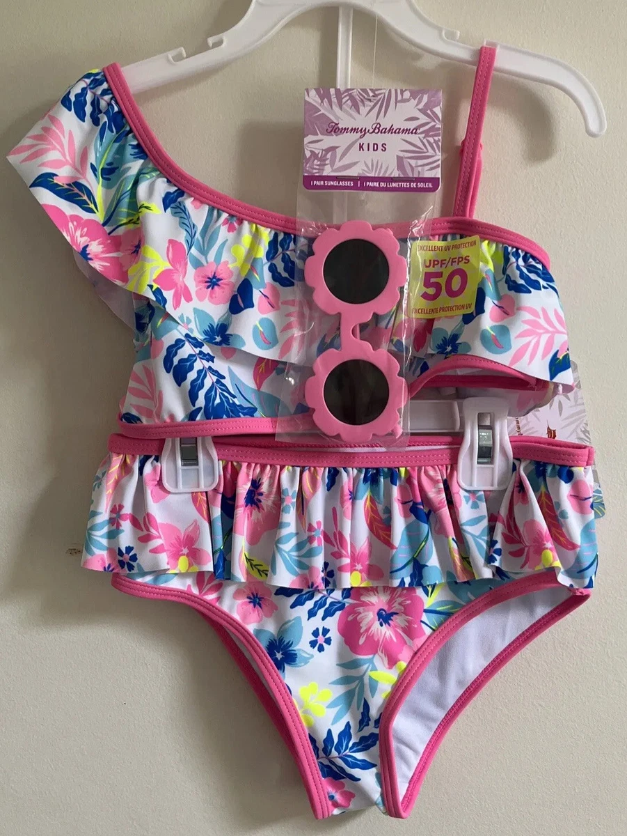 NWT Tommy Bahama Girls' 2-Piece Bikini Swimsuit Bathing Size 14