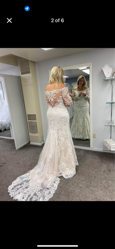 NEW and UNALTERED Mori Lee Bridal Wedding Dress style Karlee bridal size 18 - Picture 2 of 7