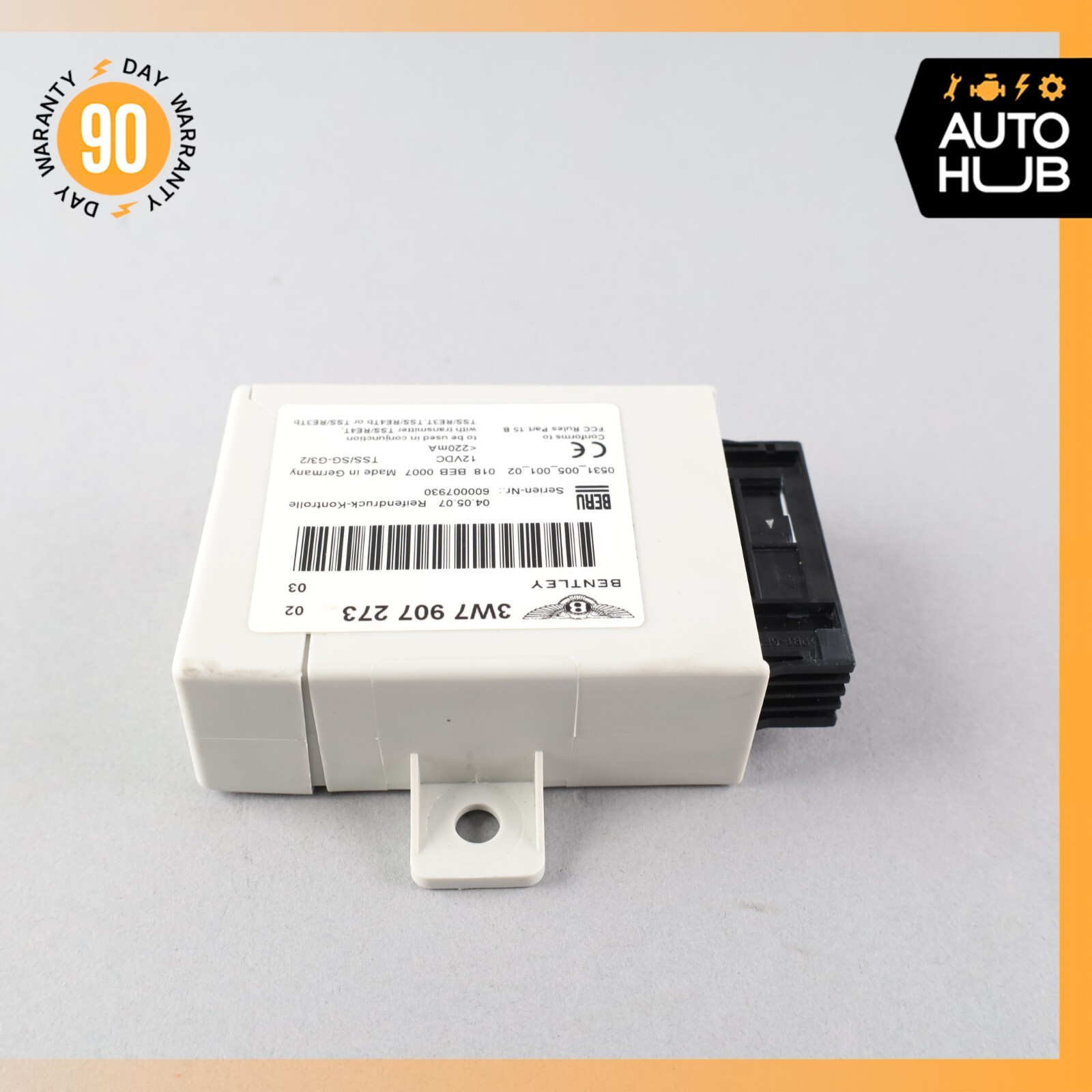 Bentley Continental GTC GT Tire Pressure Monitoring System TPMS Module 62k