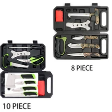 Mossy Oak Portable Hunting Field Dressing Kit 10 Piece/8-piece with Storage Case