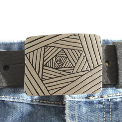 Gürtelschnalle Kunst und design Wechselschnalle Buckle für 4cm Leder Güretl - Bild 1 von 4