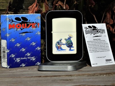 Stanley Mouse Dancing Turtles Zippo Lighter - The Grateful Dead  