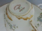Charles F. Haviland 63 GDM Demitasse Cup Saucer Blue Gold Scrolling 1882-1900 — photo 5