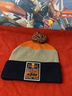 KTM Red Bull New Era Moto F1 Max Checo Skate Super Moto Blue OSFM Pom Beanie New