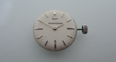 Uhrwerk Jaeger-LeCoultre 807, Zifferblatt, Zeiger und Krone, dial + hand + crown