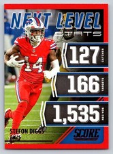 2021 Score #NL12 Stefon Diggs Next Level Stats Red