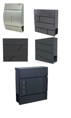 Briefkasten Wandbriefkasten Postkasten im edlen schicken Design viele Modelle !