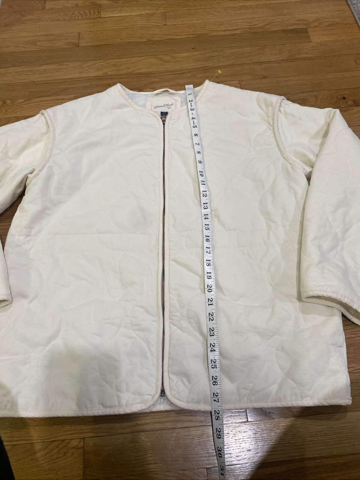 Universal Thread Cream Full Zip Drawstring Pocket… - image 6