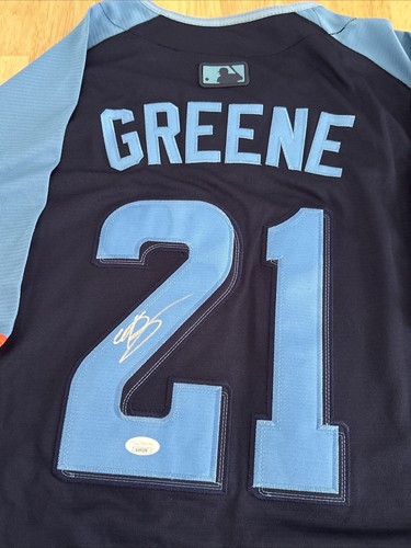 Hunter Greene Cincinnati Reds Autographed 2024 All Star Jersey JSA Certified - Picture 2 of 8