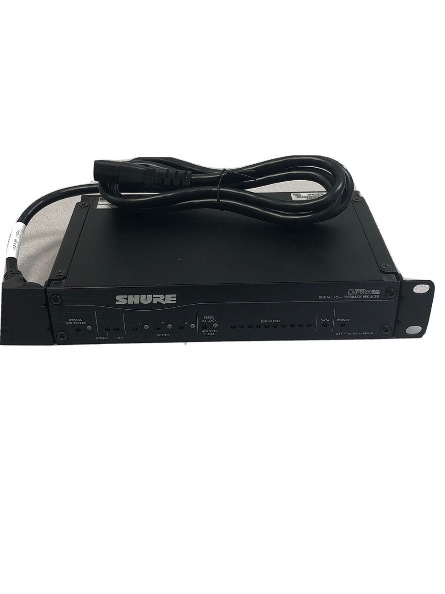 Shure Equalizer DFR11EQ Digital Feedback Reducer + EQ | eBay