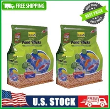 2 Pack Tetra Pond Sticks 1.72 Pounds, Pond Fish Food, For Goldfish and Koi