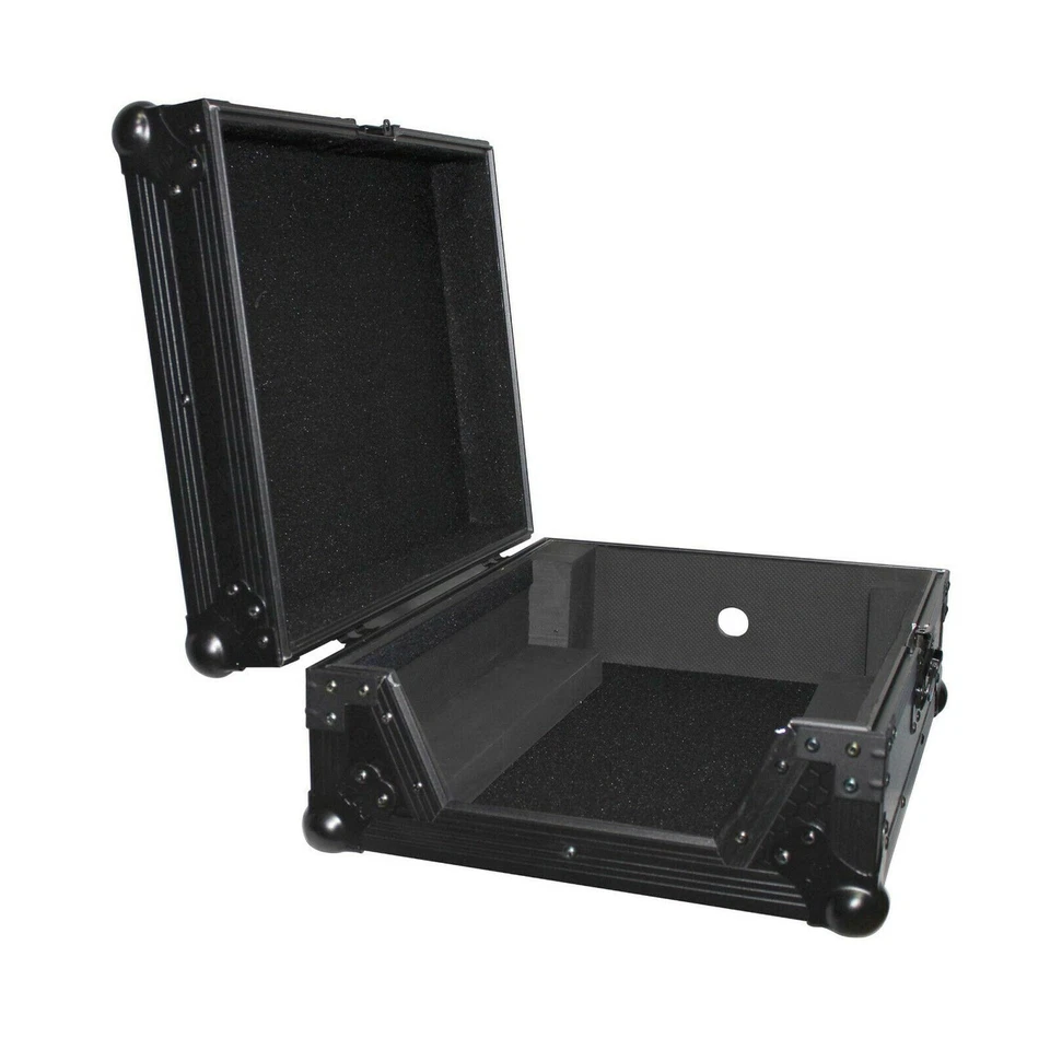 ProX XS-M12BL Black on Black Mixer Flight Case For 12" DJ Mixers (Large Format) - Image 2 of 4