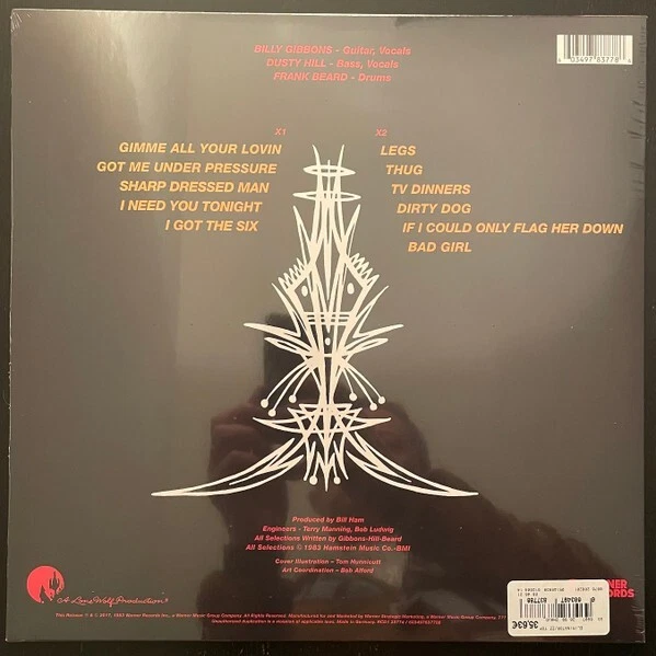 ZZ TOP LP Eliminator GOLD Vinyl 50th Anniversary LTD Legs Sharp Dressed Gimmie - Image 4 of 4