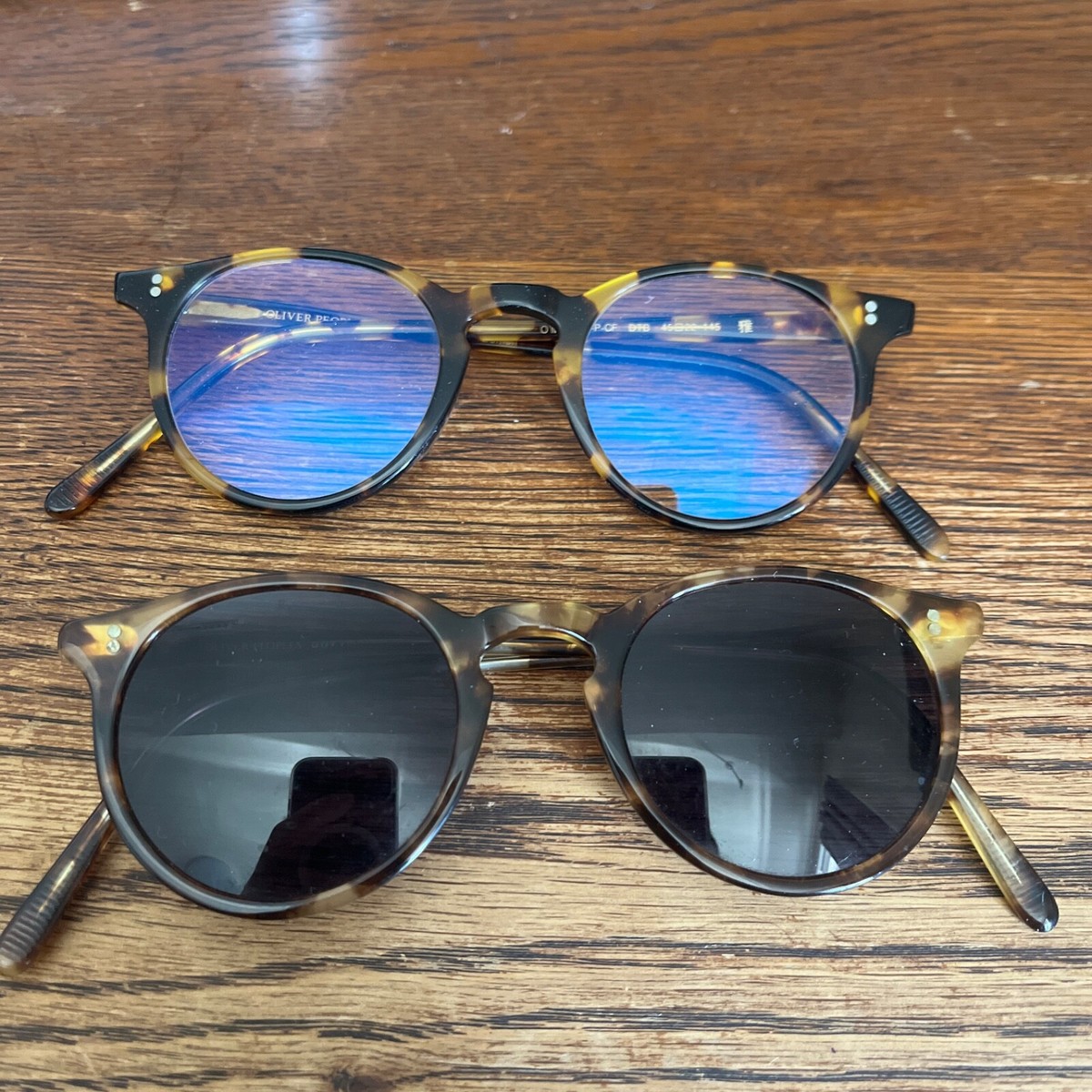 Oliver Peoples O'Malley Eyeglasses 1990s Tortoise Frame Japan