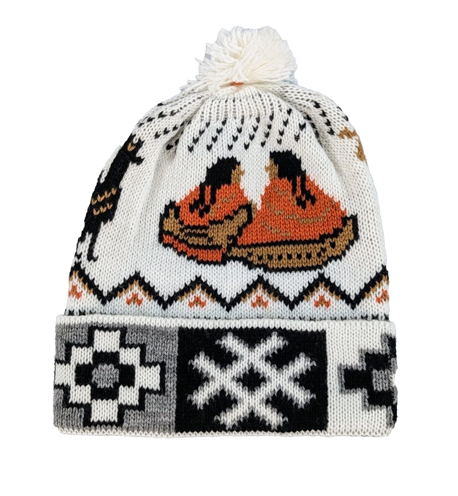 Lana Handmade Sombreros Blancos para hombres