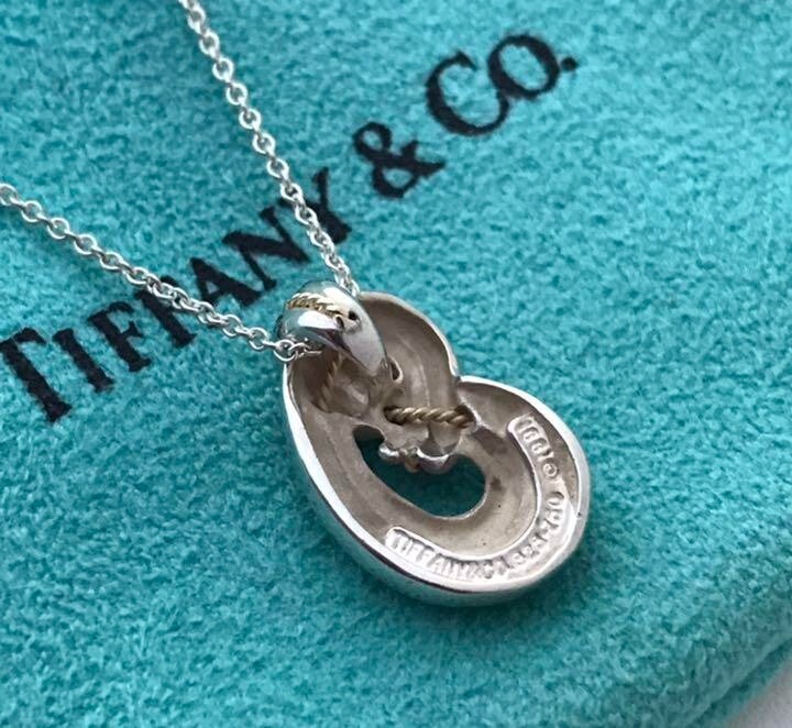 Tiffany & Co. Signature Twist Knot Combi Necklace Yellow Gold 750