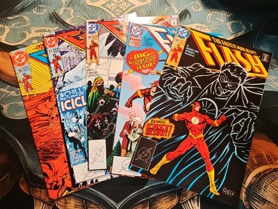 Flash #55 60 (1991 1992) DC Comics Wally West Run + Chill of the Night