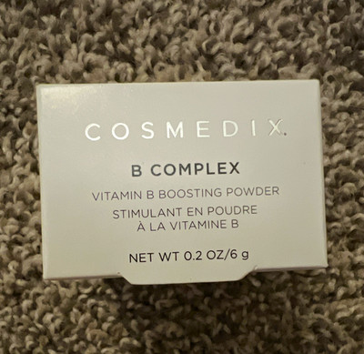 CosMedix B Complex Vitamin B Boosting Powder Niacinamide Biotin Face 0.2 oz
