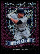 2021 Panini Chronicles #13 Aaron Judge Crusade Purple Velocity