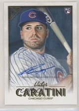 2018 Topps Gallery Auto Victor Caratini #137 Rookie Auto RC