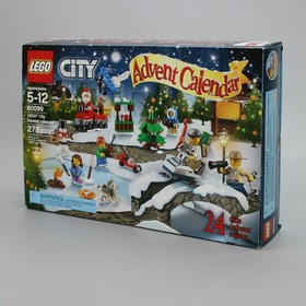 Lego City 60099 Christmas Advent Calendar 24 Days Building Toy 278 Pcs Complete