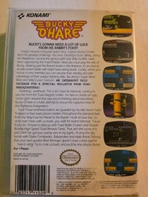 Bucky O'Hare NES Rental Case and Cart